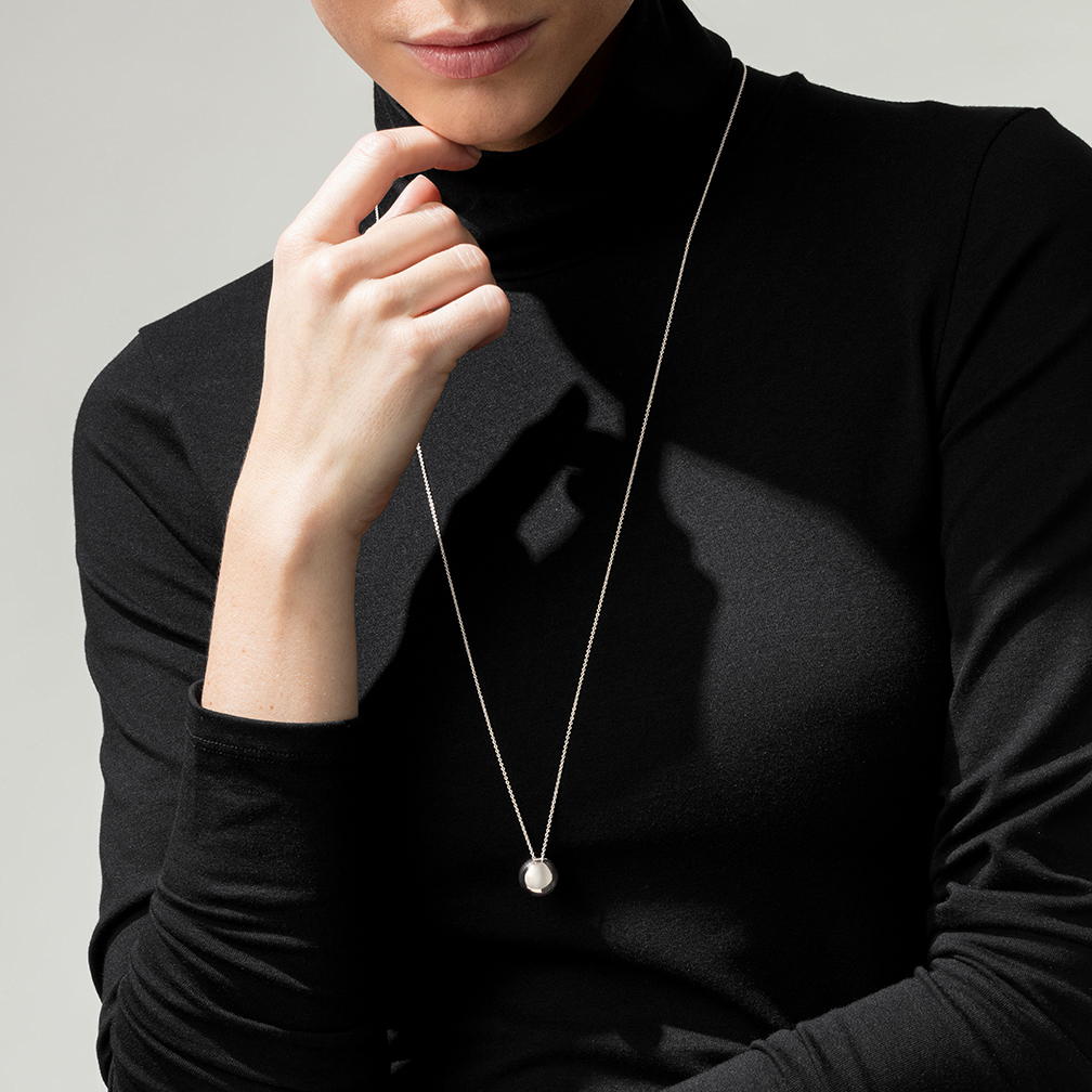 Niessing Now Galaxy kogel met ketting Niessing Now Galaxy kogel met ketting