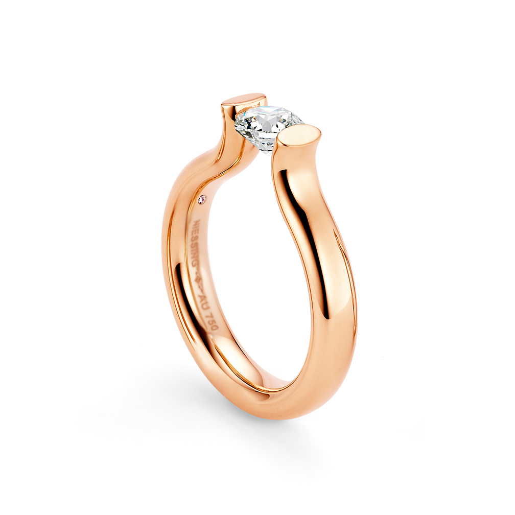 Niessing Spannring® Heaven Peach Pink Editie Shanghai Niessing Spannring® Heaven Peach Pink Editie Shanghai