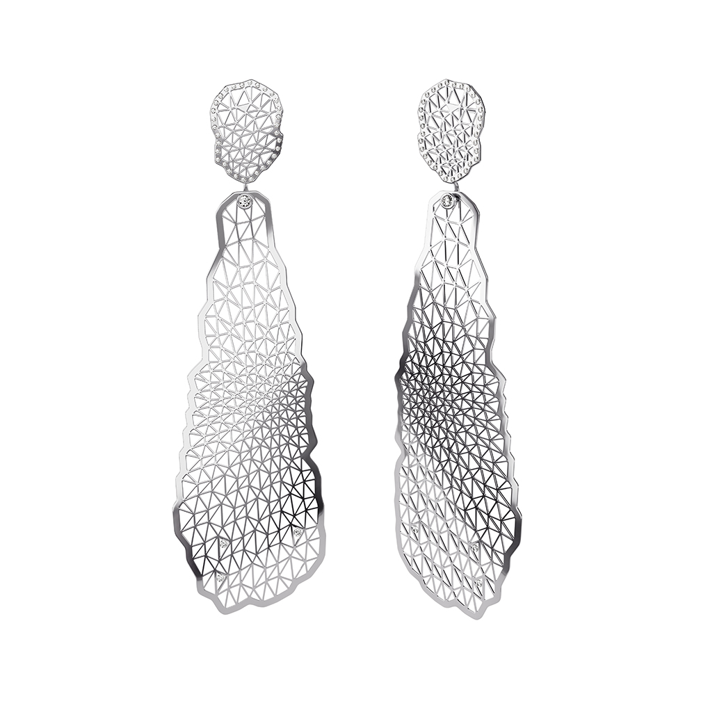 Niessing Topia Vision Drop diamond earrings Niessing Topia Vision Drop diamond earrings