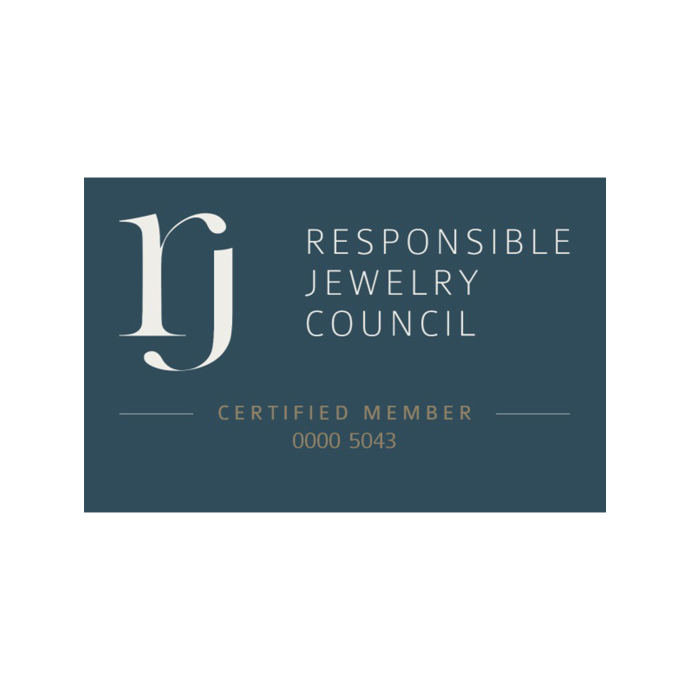 CERTIFIED MEMBER OF THE RESPONSIBLE JEWELRY COUNCIL