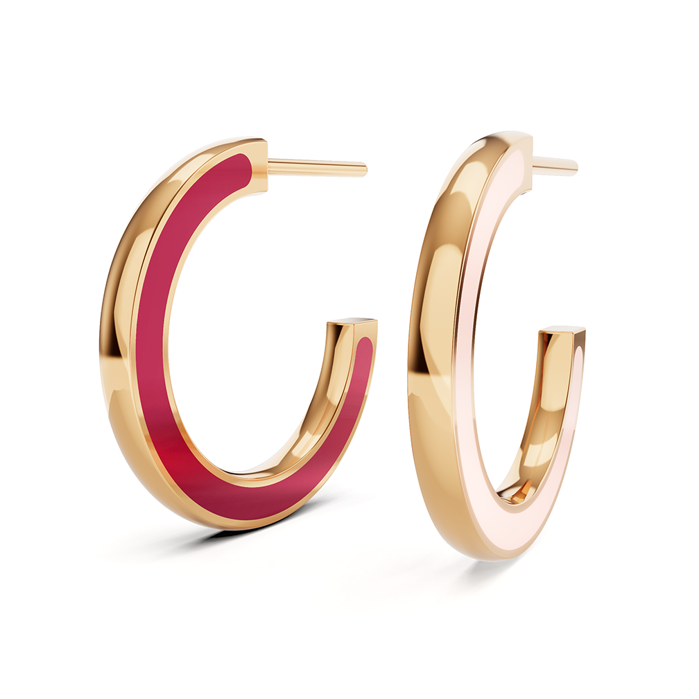 霓星Setario圈式耳环