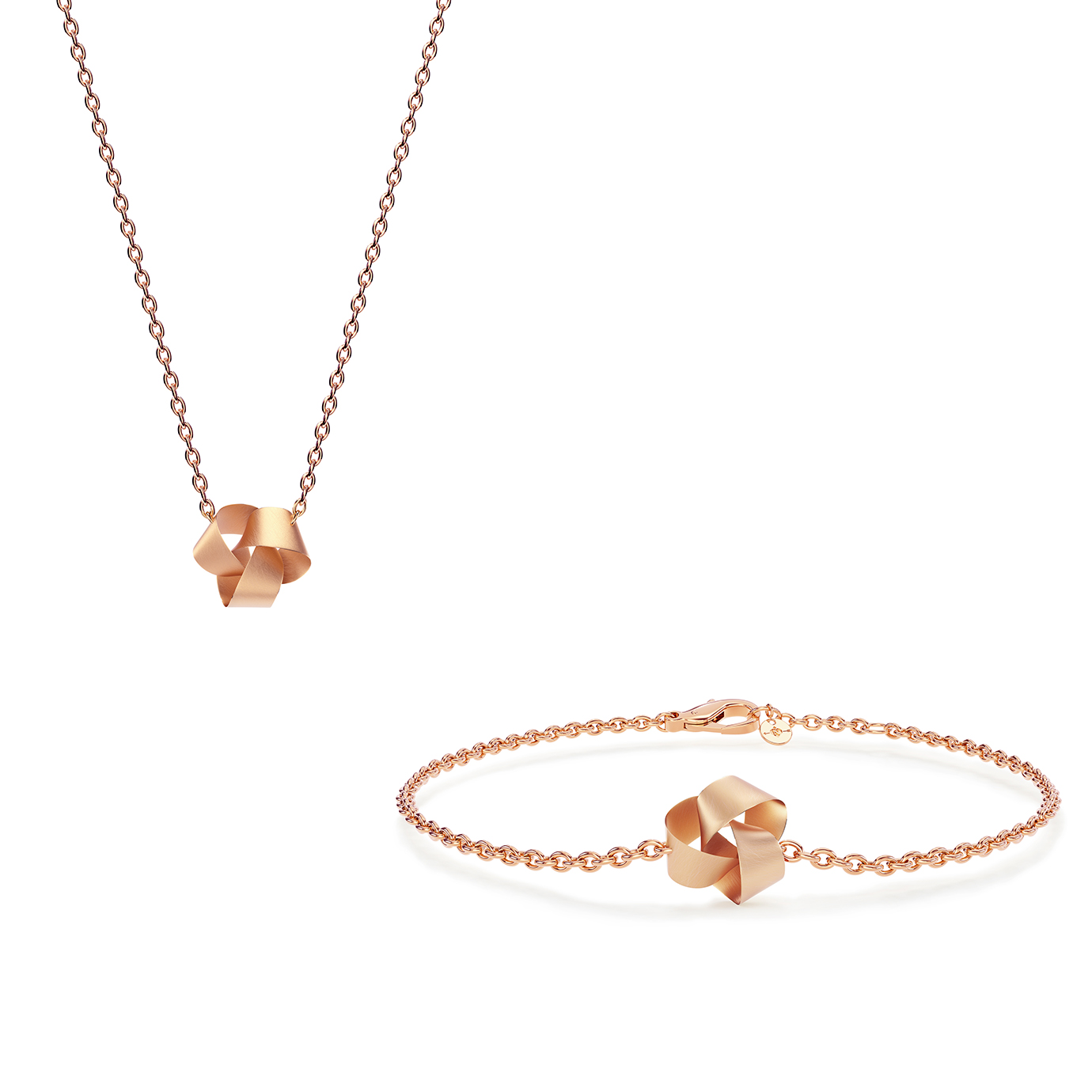 EIN KLEINER KNOTEN IN GOLD