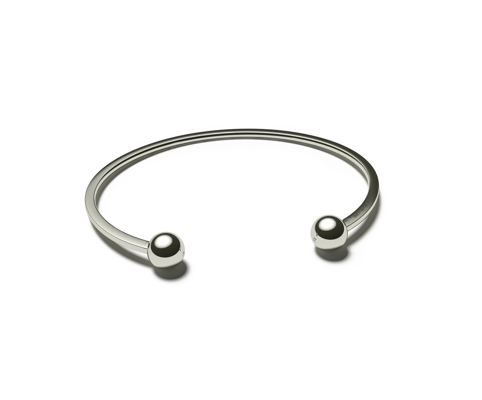 Niessing NOW Galaxy bangle (two spheres)