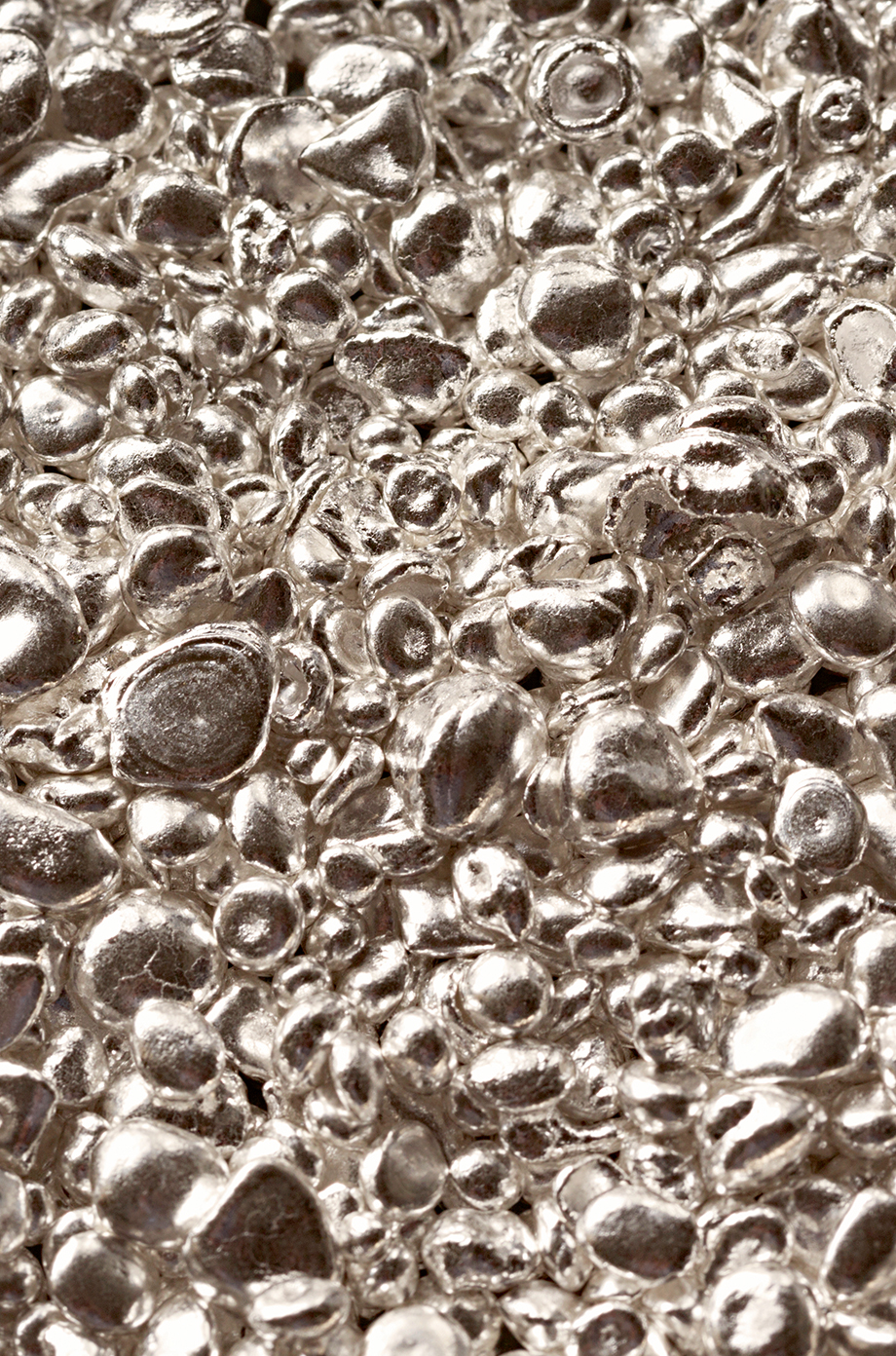 The most beautiful colors of silver